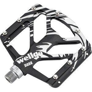 WellGo B252-AL Flat pedaler Svart Svart