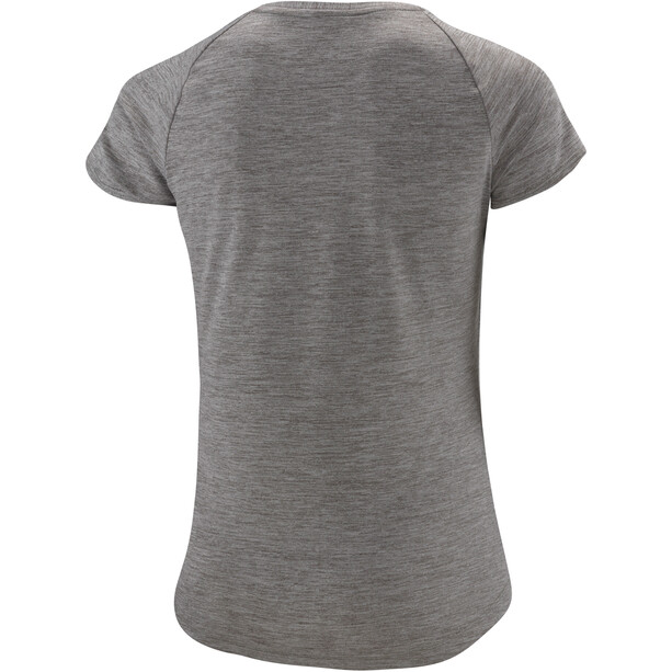Löffler Softtouch Camisa Estampación Mujer, gris