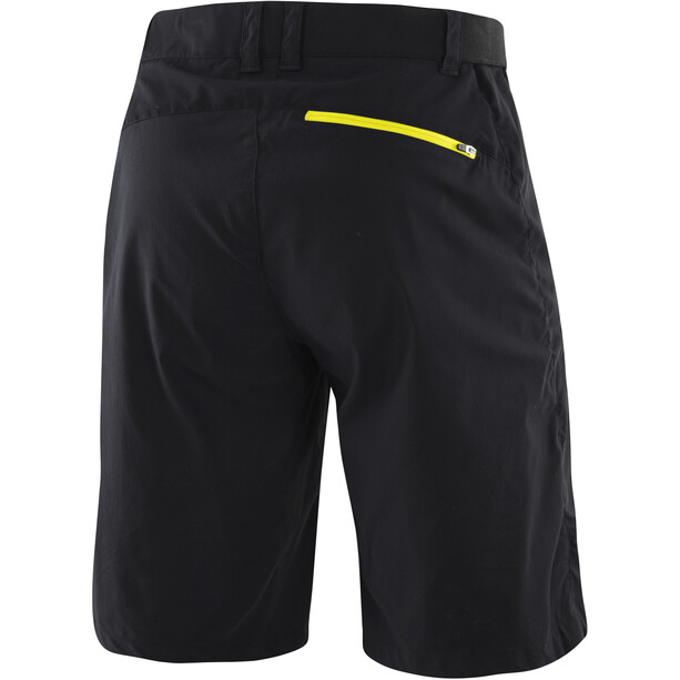 Löffler Comfort-2-E CSL Shorts Ciclismo Hombre, negro/amarillo
