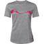 VAUDE Bracket T-Shirt Col Ras-Du-Cou Femme, noir/rose