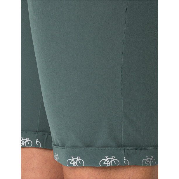 VAUDE Cyclist Shorts Mujer, Azul petróleo