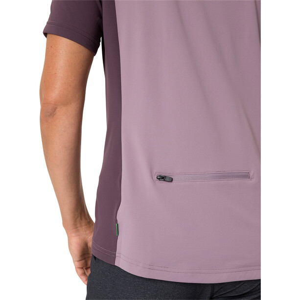 VAUDE Escape Longsleeve shirt met 1/2 rits Dames, violet