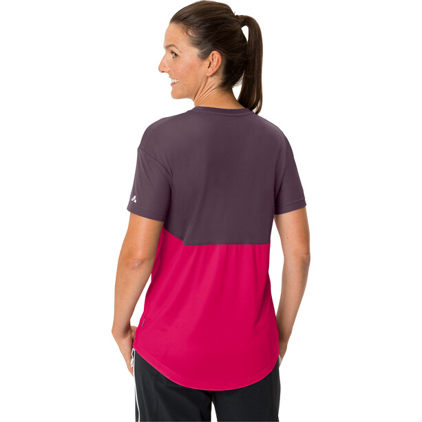 VAUDE Moab VI T-Shirt Col Ras-Du-Cou Femme, rose/violet