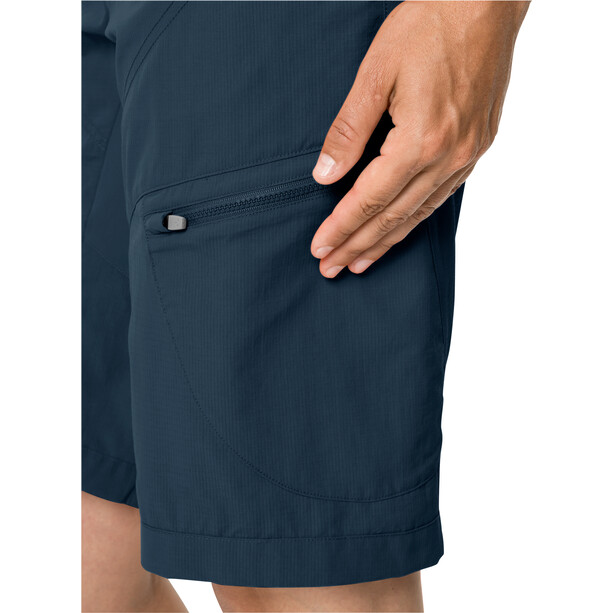 VAUDE Tamaro Pantalones cortos Mujer, azul