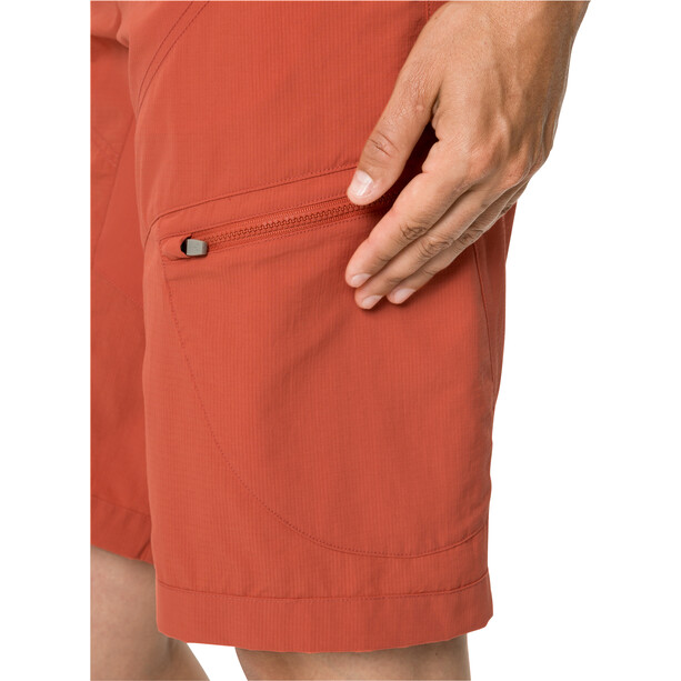 VAUDE Tamaro Pantalones cortos Mujer, rojo