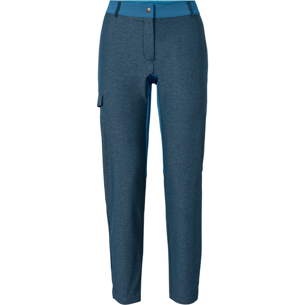 VAUDE Tremalzo 7/8 Pantalones Mujer, azul