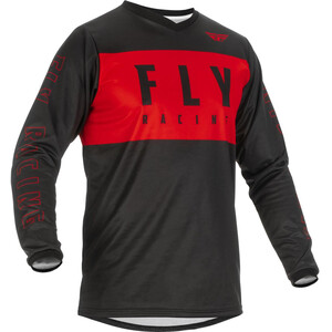 Fly Racing F-16 LS Jersey Youth, rouge/noir
