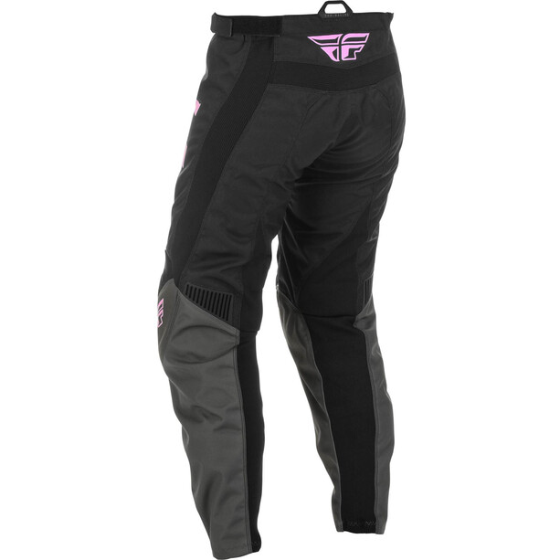 Fly Racing F-16 Pantalones Mujer, negro/gris