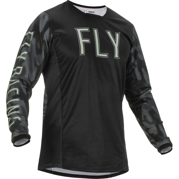 Fly Racing Kinetic S.E. Tactic Long-Sleeved Jersey Men, negro