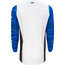Fly Racing Kinetic Wave Maillot à manches longues Homme, blanc/bleu