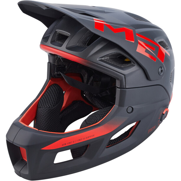 MET Parachute MCR MIPS Helmet black/red
