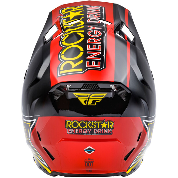 Fly Racing Formula CC Rockstar Hjelm, sort/rød