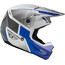 Fly Racing Kinetic Drift Helm, wit/blauw