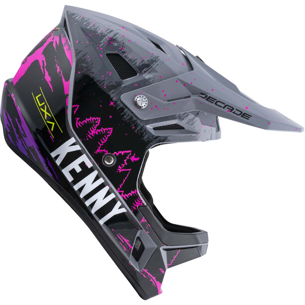 KENNY Decade Graphic Helm, grijs/roze