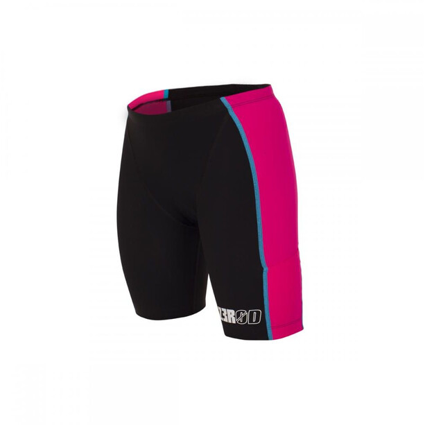 Z3R0D Racer Pantalones cortos de triatlón Mujer, negro/rosa