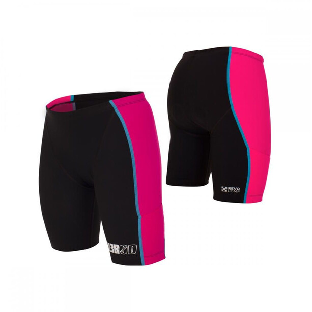 Z3R0D Racer Triathlon Shorts Damen schwarz/pink
