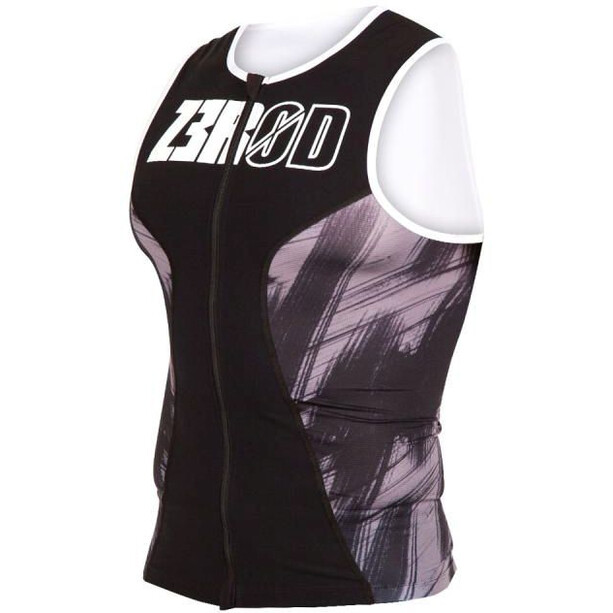 Z3R0D Racer Black Vivacity Camiseta sin mangas Hombre, negro/gris