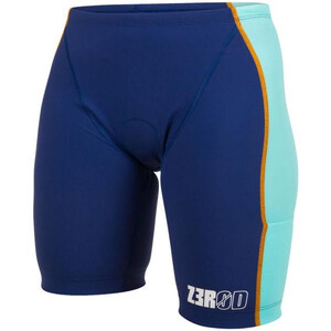 Z3R0D Racer Kubik Block Triathlon Shorts Damen blau/türkis