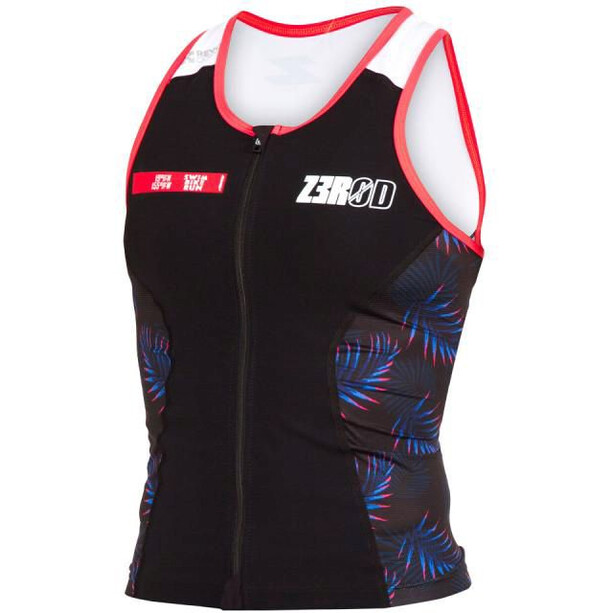 Z3R0D Racer The Islandk Camiseta sin mangas Mujer, negro/Multicolor