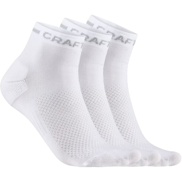 Craft Core Dry Mid Socken 3 Paare weiß