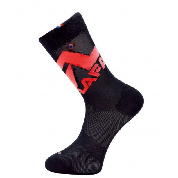 RAFA'L Big Logo Socken schwarz/rot