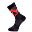 RAFA'L Big Logo Socken schwarz/rot