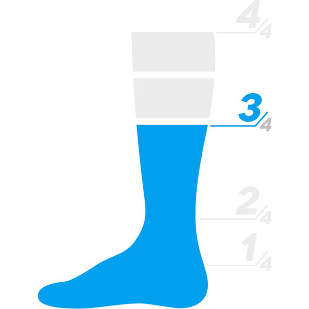 RAFA'L Big Logo Socken blau/weiß