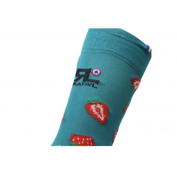 RAFA'L Funny Food-Fraise Socks turquoise