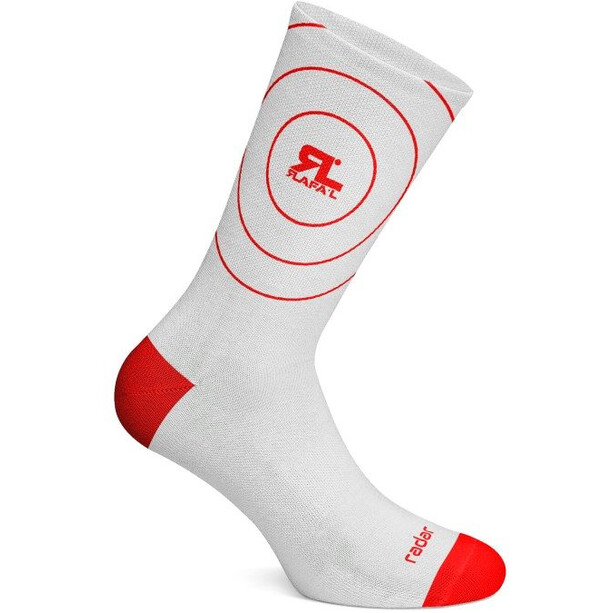 RAFA'L Radar Sokken, wit/rood