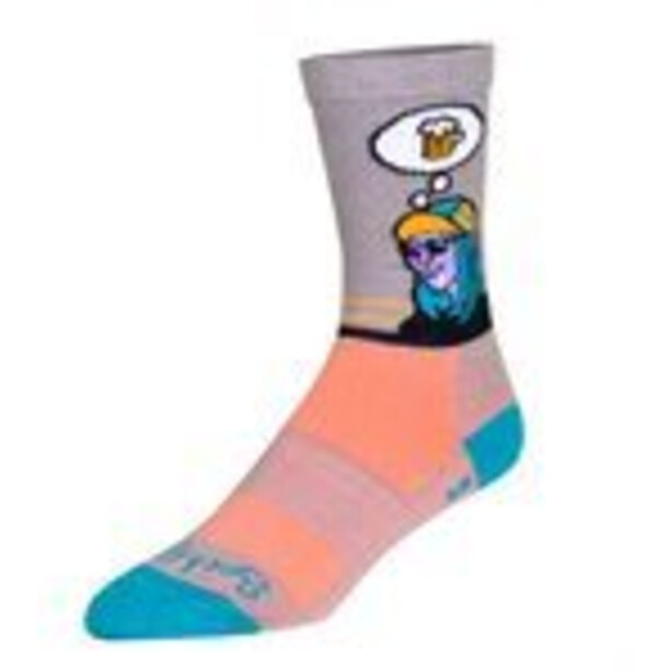 SOCK GUY Thirsty Crew Chaussettes, noir