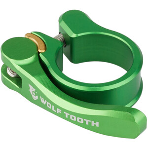 Wolf Tooth Sattelklemme Ø28,6mm Quick-Release grün