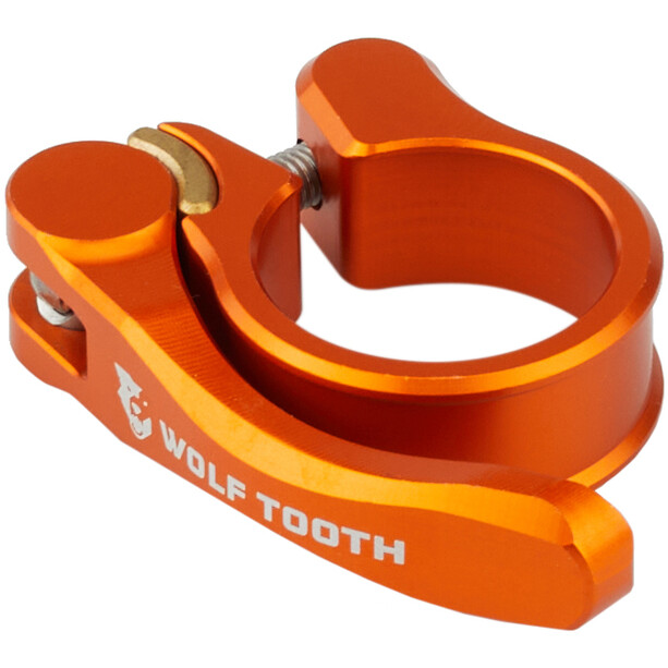 Wolf Tooth Sattelklemme Ø28,6mm Quick-Release orange