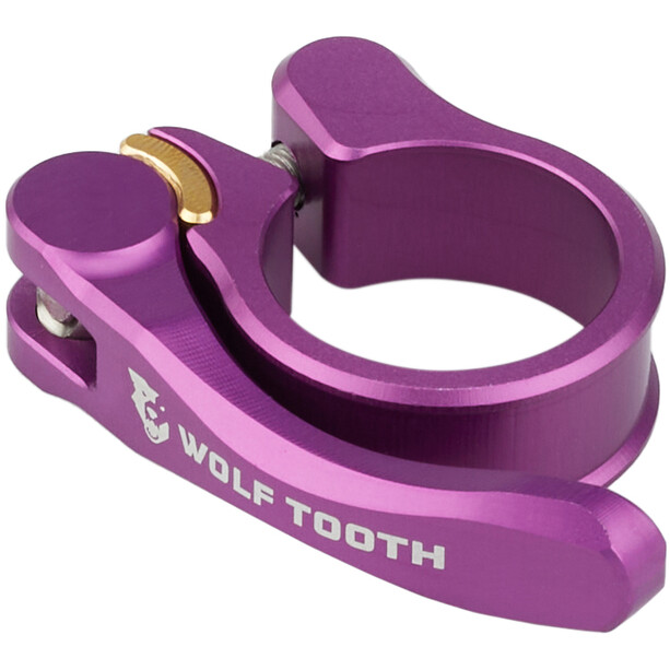 Wolf Tooth Zadelklem Ø28,6mm Quick-Release, violet