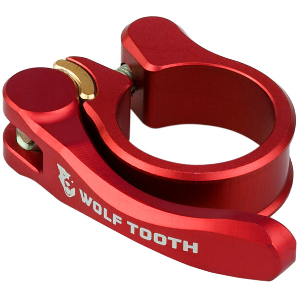 Wolf Tooth Sattelklemme Ø28,6mm Quick-Release rot