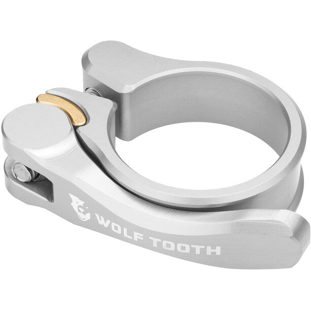 Wolf Tooth Sattelklemme Ø38,6mm Quick-Release silber