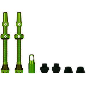 Muc-Off V2 Kit de valve Tubeless 44mm, vert vert