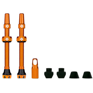 Muc-Off V2 Tubeless Ventil-Kit 44mm orange orange