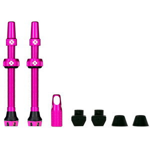 Muc-Off V2 Tubeless Ventil-Kit 44mm pink pink