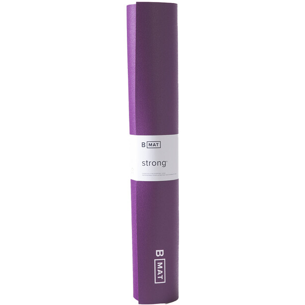 B Yoga B MAT Strong Yoga Mat Long 215x66cm x 6mm, violet