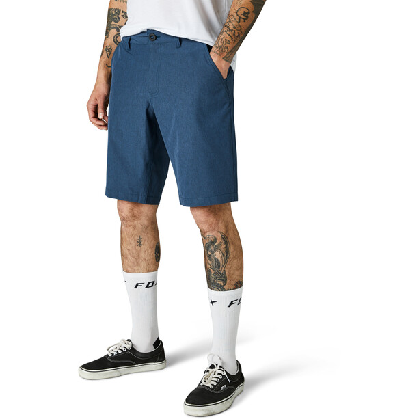 Fox Essex Tech Pantalones Cortos Elásticos 21" Hombre, azul
