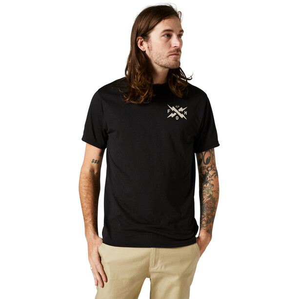 Fox Calibrated Kurzarm Tech T-Shirt Herren schwarz