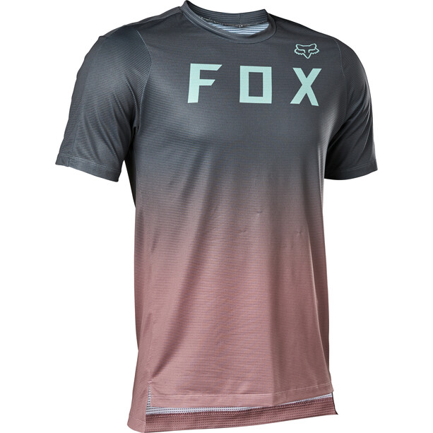 Fox Flexair Jersey met korte mouwen Heren, bruin/grijs