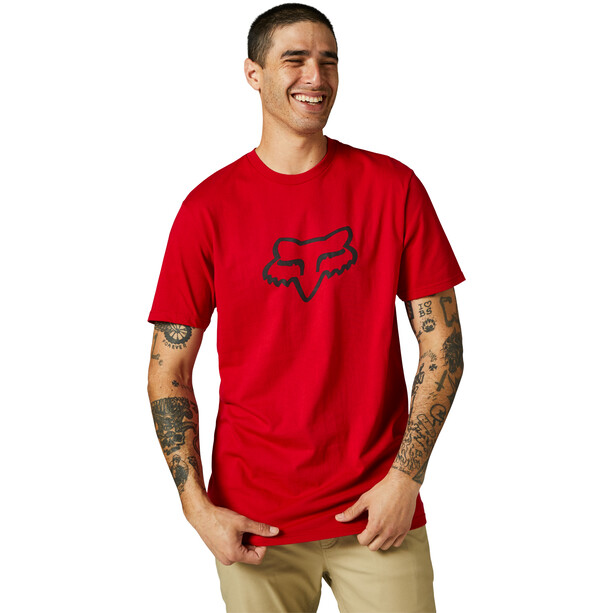 Fox Legacy Foxhead Kurzarm T-Shirt Herren rot