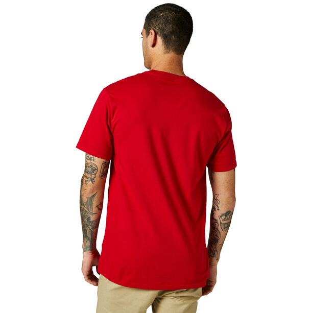 Fox Legacy Foxhead Kurzarm T-Shirt Herren rot