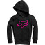 Fox Legacy Fleece Pullover Youth black/pink