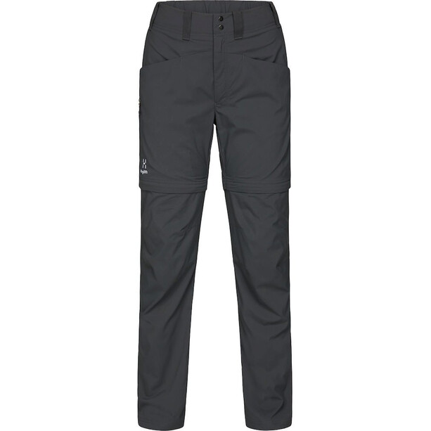 Haglöfs Lite Standard Pantaloni con zip Donna, grigio