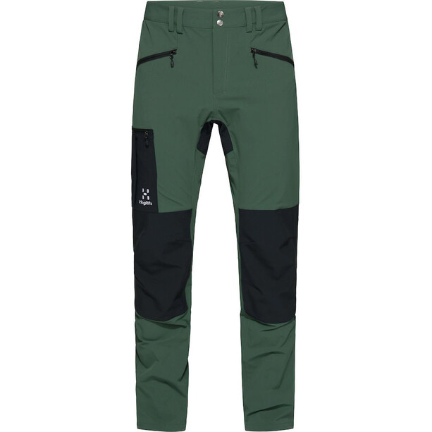 Haglöfs Rugged Slim Pantalones Hombre, verde/negro
