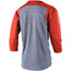 Troy Lee Designs Ruckus Maglietta a 3/4 Uomo, grigio/rosso