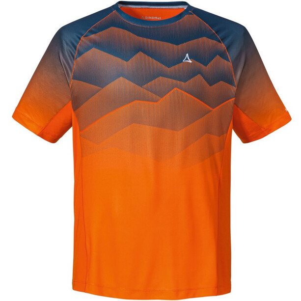 Schöffel Arucas T-Shirt Herren orange/blau