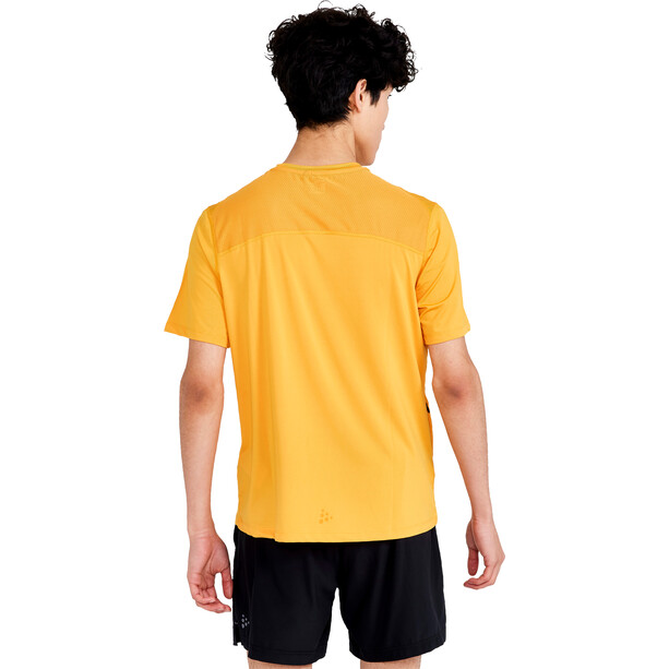 Craft ADV Essence Camiseta SS Hombre, amarillo